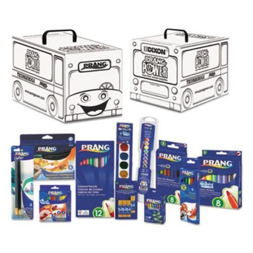 Dixon ticonderoga 43105 supply art kit in storage box for sale