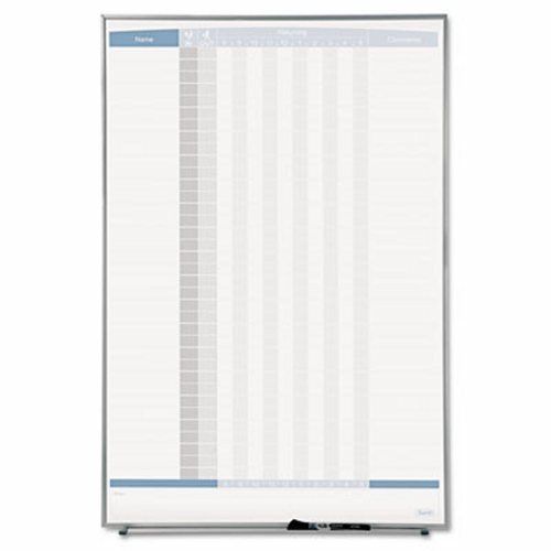 Quartet Matrix Employee Tracking Board, 34 x 23 (QRT33705)