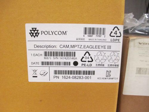 Polycom eagleeye iii mptz hd video conf. camera 1624-08283-001 cable and mount for sale