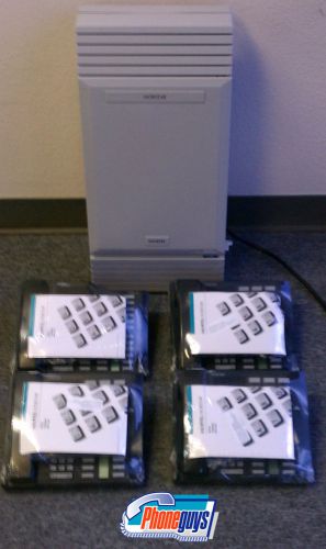Used nortel mics 0x32 office phone system with 4 m7310 telephones +warranty for sale