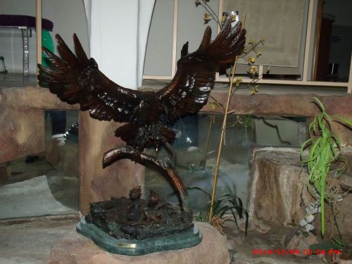 Bronze eagle sculpture for sale