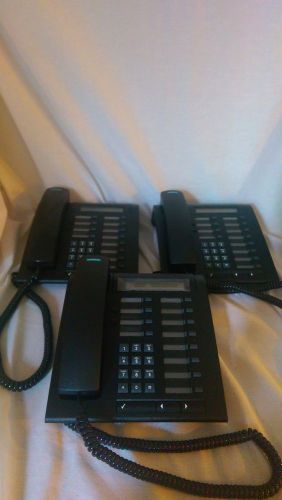 Siemens Rolm Optiset E Standard Telephone Model 69669 Lot of 3 Black