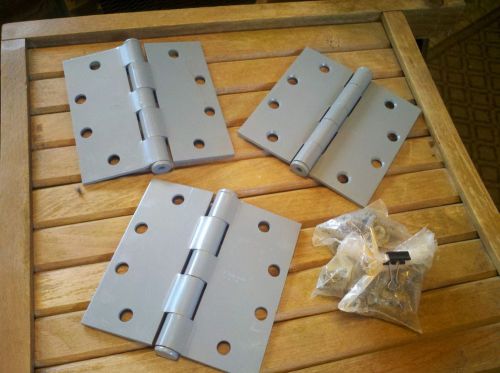 Six total stanley 05-0029 - f179 4.5 x 4.5 usp commercial hinges - 3 per box for sale