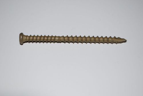 #9 x 2-3/4&#034; (tan)  #2 square drive type 17 composite deck screws  ( 800 ) 10 lbs for sale