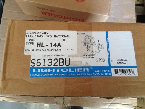 Lightolier Recessed Lighting S6132BU 6 in. 26/32W Triple Tube CFL Frame-In Kit