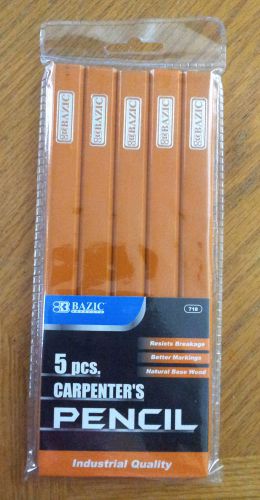 LOT 15 BAZIC CARPENTERS PENCIL 3/16&#034; LEAD INDUSTRIAL QUALITY