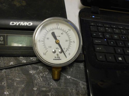 New marsh vacuum pressure gauge 34639-3 for sale