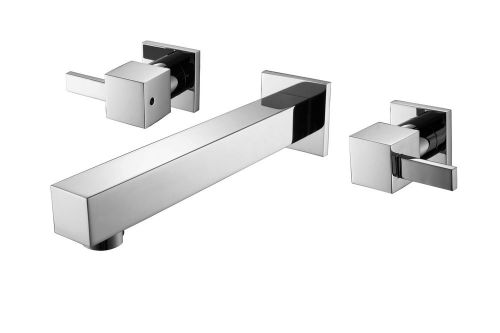 NEW WELS APPROVED CUBE SERIES HIGH QUALITY 1/4 TURN TAPS BATH SET