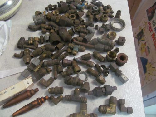 Brass fittings copper pipe fittings plumbing supplies airco cutting tips 9 lbs for sale