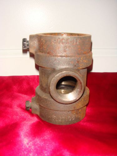 New 2 inch by 1 inch cast iron plumbing tee for sale