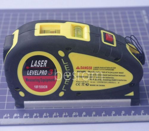 650nm 660nm 670nm 5mw Red Cross Laser Level Locator w/ Tape Measure