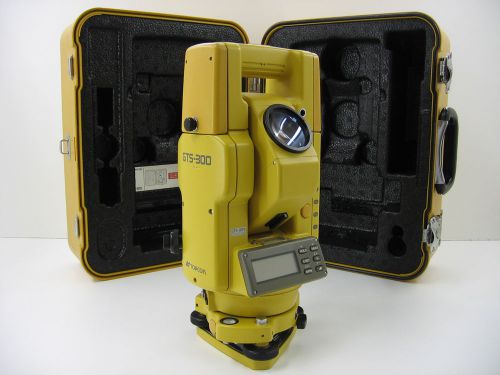 Topcon gts-304 5&#034; total station for surveying and construction 1 month warranty for sale