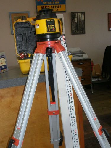 Nrl800xk nwi grade laser self leveling kit alum 16&#039; rod &amp; tripod for sale