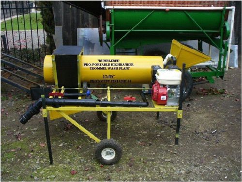 Gold placer classifier screening trommel and washplant single operator unit for sale