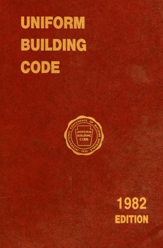 UNIFORM BUILDING CODE, 1982 EDITION