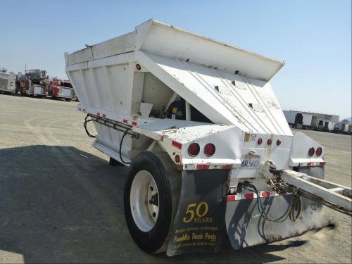 2000 allco bottom dump trailers california / arizona doubles set (stock #1720) for sale