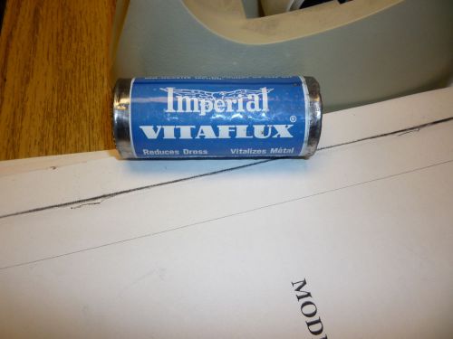 Imperial Vitaflux Reduces Dross - Vitalizes Metal for Linotype, etc. 2 1/2  oz. tube
