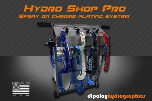 Hydrographics paint booth spray on chrome plating system - chemicals included! for sale