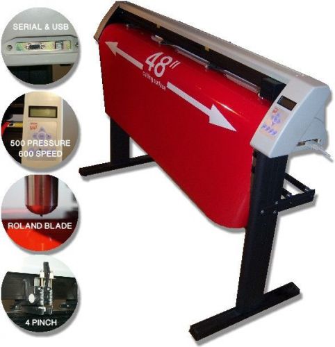Brand new sign max 48&#034; vinyl cutter &amp; winpcsign cutting software pro 2014 vinyl for sale