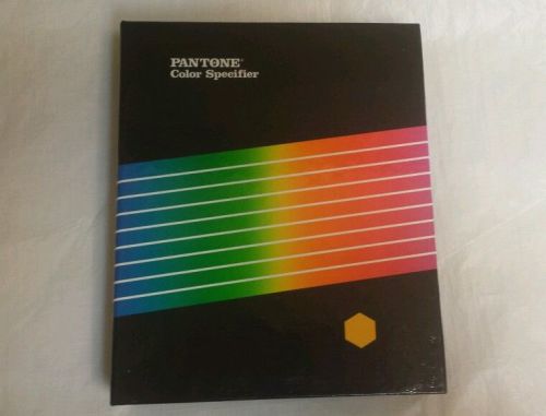 PANTONE Color Specifier 4th Edition 1986 Coated &amp; Uncoated 1044 Colors VGC Read