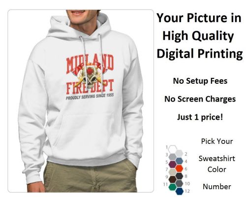 5 custom digital printed sweat shirt for sale