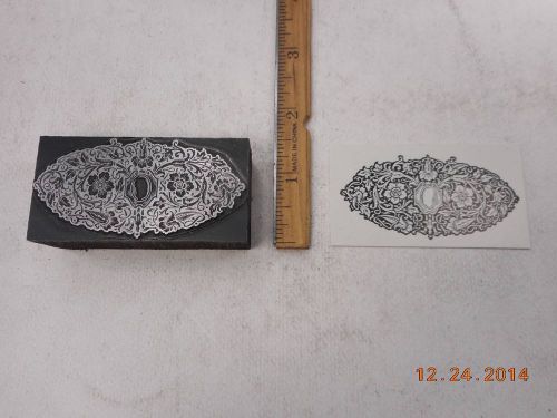 Letterpress Printing Printers Block, Gorgeous Typographic Ornament