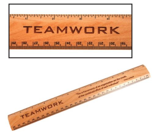 10 CUSTOM ENGRAVED 12 INCH MAPLE RULERS MAPLE WOOD HAS CLEAR FINISH