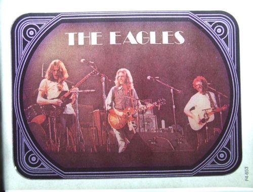 Vintage 1970&#039;s T-Shirt Heat Transfer THE EAGLES Rock Band