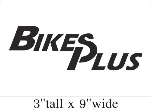 2X Bikes Plus Text Funny Car Truck Bumper Vinyl Sticker Decal Decor Art  -1581