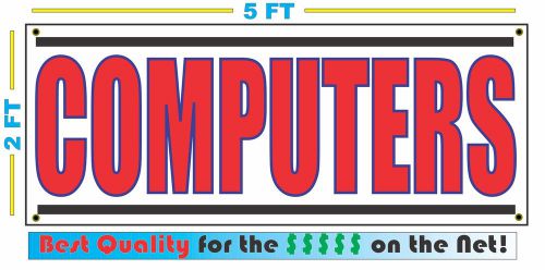 COMPUTERS All Weather Banner Sign NEW Larger Size High Quality! XXL