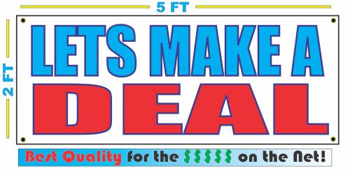 LETS MAKE A DEAL Banner Sign NEW Larger Size Best Quality for The $$$ RWB CAR