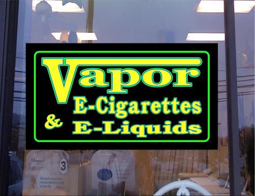 20&#034; x 30&#034; led light box sign - vapor e-cigarettes &amp; e liquids - light up sign for sale