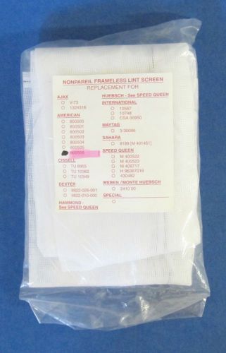 75# lint screen 23 1/2&#034; x 26&#034; frameless for american dryer part# 800506 for sale