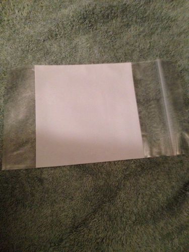 Lot of 275 Write On Poly Clear Resealabe Plastic bags 2 ML
