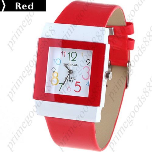 Lovely Women&#039;s Quartz Watch Wrist watch Timepiece Synthetic Leather Strap Red
