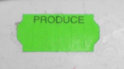 Meto 2600 green labels 5.26, 8.26, 10.26 price gun - 12 rolls &#034;produce&#034; for sale