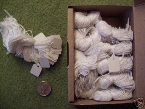 1000 string / price tags - size #1 (9/16&#034; x 15/16&#034;)white for sale