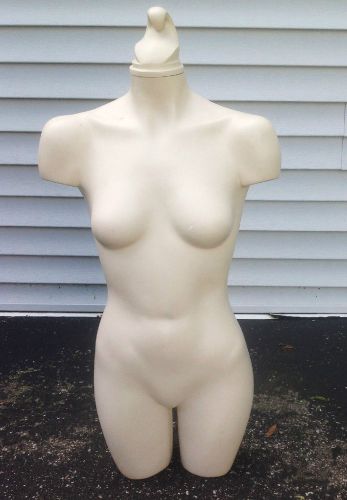 FEMALE MANNEQUIN  DRESS FORM TALL USED 36 in