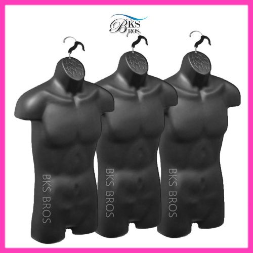 Male Mannequin Form Mannequin Hanging Manekin Dress Black Color Man
