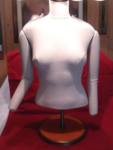 Silvestri Counter Top Pinable Torso Mannequin With Removable Poseable Arms