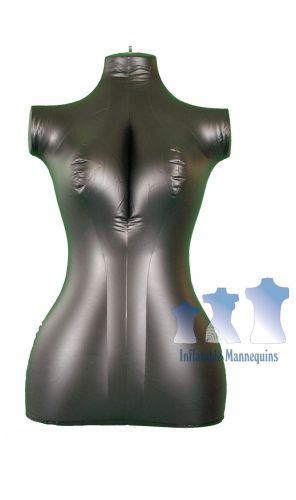 Inflatable Mannequin, Female Torso, Mid-Size Black