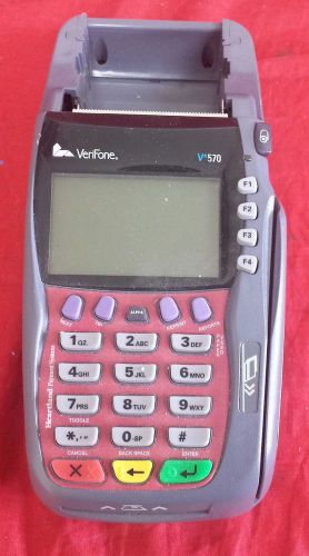 Verifone Vx570 Omni 5700 Credit Card Terminal AS IS FOR PARTS NON WORKING