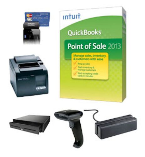 Intuit Quickbooks Point of Sale Stand Alone Hardware Bundle w/GoPayment - 432008