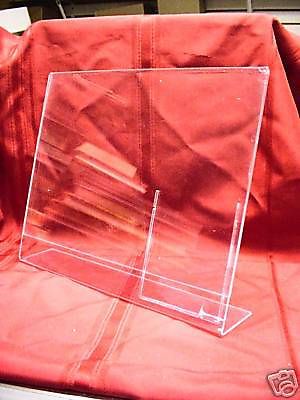 Counter acrylic sign holder removed literature rack for sale