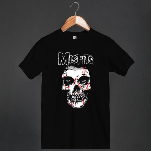 New design misfits punk rock band logo black mens t-shirt shirts tees size s-3xl for sale