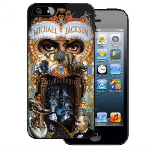 New King Of Pop Michael Jackson Dangerous Art iPhone Case 4 4S 5 5S 5C 6 6 Plus