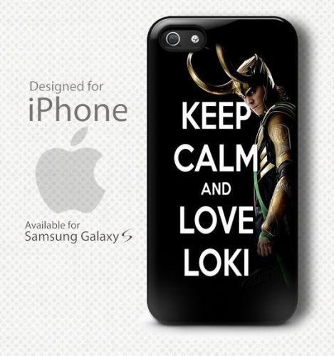 New Keep Calm And Love Loki The Asgard Case For iPhone and Samsung