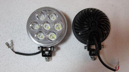 2x Round LED Headlamp Work lamp12V 24V for Truck Trailer
