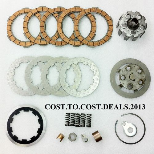 2x-lambretta clutch kit 5 plates- housing,flange,plates,springs,corks,etc new for sale