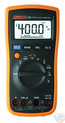 New fluke 17b 3 3/4 multimeter ac/dc/diode/r/f/temp/cap for sale